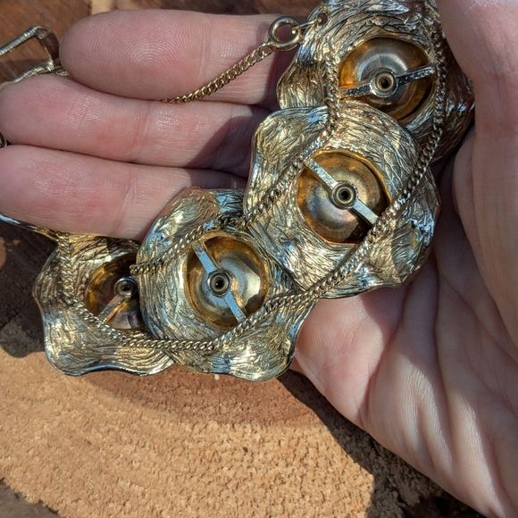 Vintage Judy Lee "Tourmaline" Chunky Bracelet - Picture 10 of 10